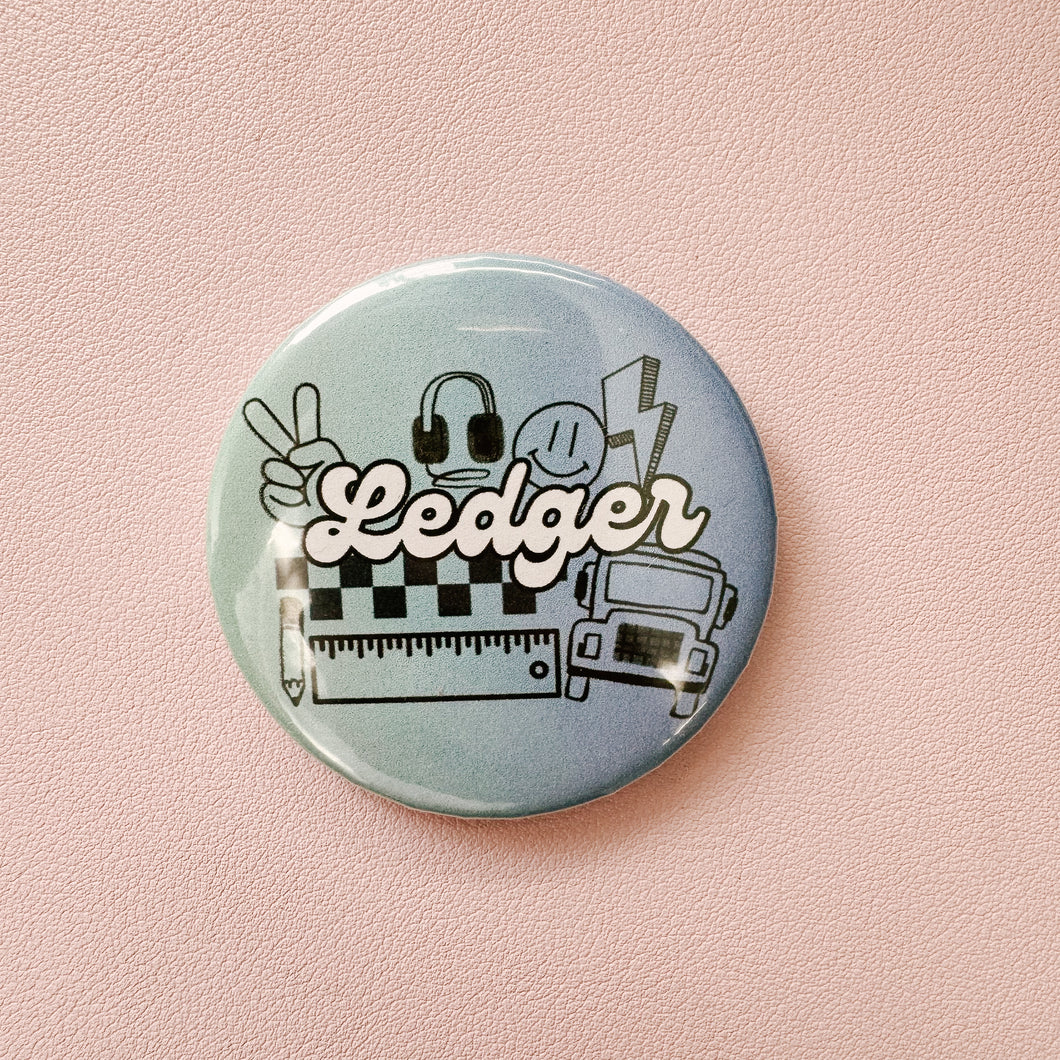 Name Backpack Button