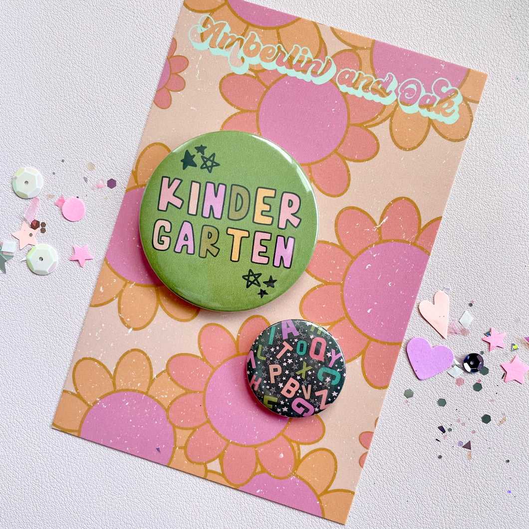 Green Kinder Pin Set